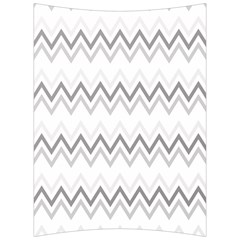 Chevrons Gris/blanc Back Support Cushion by kcreatif