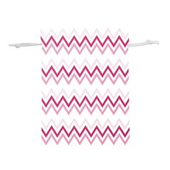 Chevrons Rose/blanc Lightweight Drawstring Pouch (m) by kcreatif