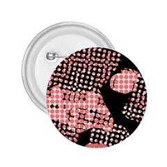 Abstrait Effet Formes Noir/rose 2 25  Buttons by kcreatif