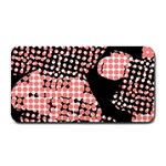 Abstrait Effet Formes Noir/Rose Medium Bar Mats 16 x8.5  Bar Mat