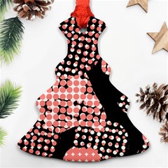 Abstrait Effet Formes Noir/rose Ornament (christmas Tree)  by kcreatif