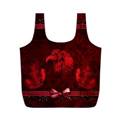 Awesome Eagle Full Print Recycle Bag (m) by FantasyWorld7