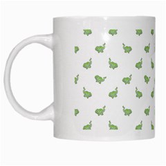 Iguana Sketchy Cartoon Style Drawing Pattern 2 White Mugs by dflcprintsclothing