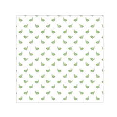 Iguana Sketchy Cartoon Style Drawing Pattern 2 Small Satin Scarf (square)