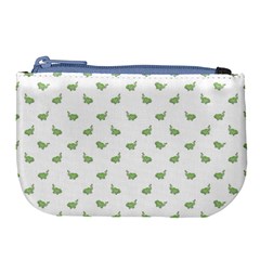 Iguana Sketchy Cartoon Style Drawing Pattern 2 Large Coin Purse