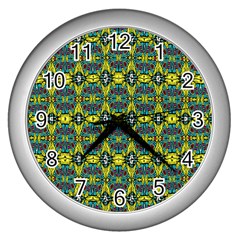 Ab 155 Wall Clock (silver) by ArtworkByPatrick