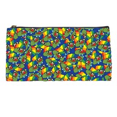 Clown World Pepe The Frog Honkhonk Meme Kekistan Funny Pattern Blue  Pencil Cases by snek