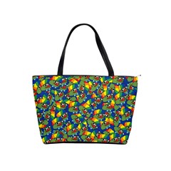 Clown World Pepe The Frog Honkhonk Meme Kekistan Funny Pattern Blue  Classic Shoulder Handbag by snek