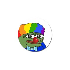 Clown World Pepe The Frog Honkhonk Meme Kekistan Funny Golf Ball Marker by snek