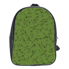 Groyper Pepe The Frog Original Meme Funny Kekistan Green Pattern School Bag (large) by snek