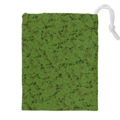 Groyper Pepe The Frog Original Meme Funny Kekistan Green Pattern Drawstring Pouch (4xl) by snek