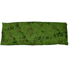 Groyper Pepe The Frog Original Meme Funny Kekistan Green Pattern Body Pillow Case Dakimakura (two Sides) by snek