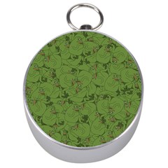 Groyper Pepe The Frog Original Meme Funny Kekistan Green Pattern Silver Compasses by snek