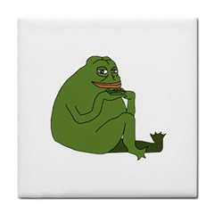 Groyper Pepe The Frog Original Funny Kekistan Meme  Tile Coaster by snek