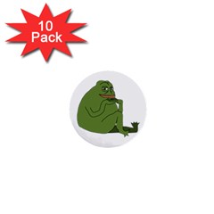 Groyper Pepe The Frog Original Funny Kekistan Meme  1  Mini Buttons (10 Pack)  by snek