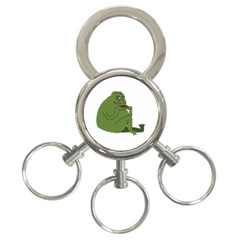 Groyper Pepe The Frog original funny Kekistan meme  3-Ring Key Chain