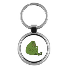 Groyper Pepe The Frog Original Funny Kekistan Meme  Key Chain (round) by snek