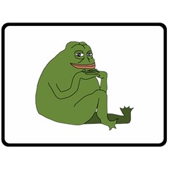 Groyper Pepe The Frog original funny Kekistan meme  Fleece Blanket (Large) 