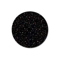 Abstract Colorful Glitters Background Vector Magnet 3  (round) by Vaneshart