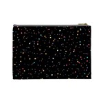 Abstract Colorful Glitters Background Vector Cosmetic Bag (Large) Back