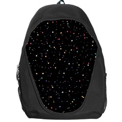 Abstract Colorful Glitters Background Vector Backpack Bag by Vaneshart