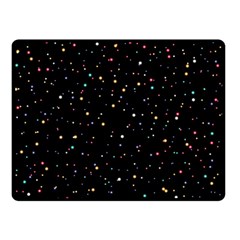 Abstract Colorful Glitters Background Vector Double Sided Fleece Blanket (small)  by Vaneshart