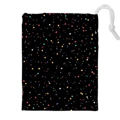 Abstract Colorful Glitters Background Vector Drawstring Pouch (4xl) by Vaneshart