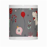 Funny Christmas Pattern White Mugs Center