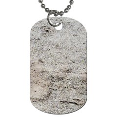 Sand Abstract Dog Tag (one Side) by Fractalsandkaleidoscopes