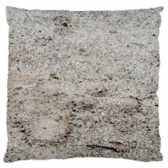 Sand Abstract Large Cushion Case (one Side) by Fractalsandkaleidoscopes