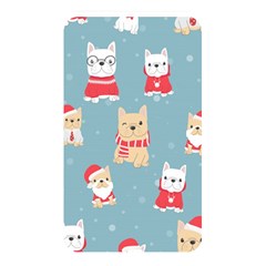 Cute French Bulldog Puppy Dog Christmas Costume Seamless Pattern Memory Card Reader (rectangular) by Vaneshart