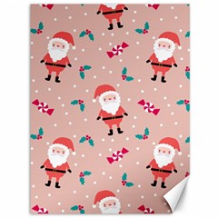 Cute Christmas Santa Seamless Pattern Canvas 36  X 48  by Vaneshart