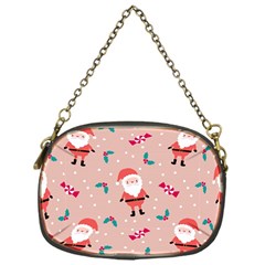 Cute Christmas Santa Seamless Pattern Chain Purse (one Side) by Vaneshart