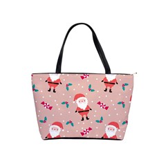 Cute Christmas Santa Seamless Pattern Classic Shoulder Handbag by Vaneshart