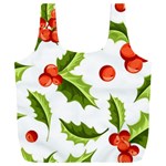 Christmas Holly Berry Seamless Pattern Full Print Recycle Bag (XXXL) Back