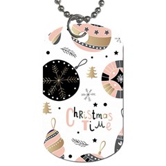 Christmas Time Dog Tag (one Side) by Vaneshart