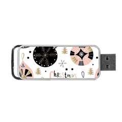 Christmas Time Portable Usb Flash (one Side) by Vaneshart