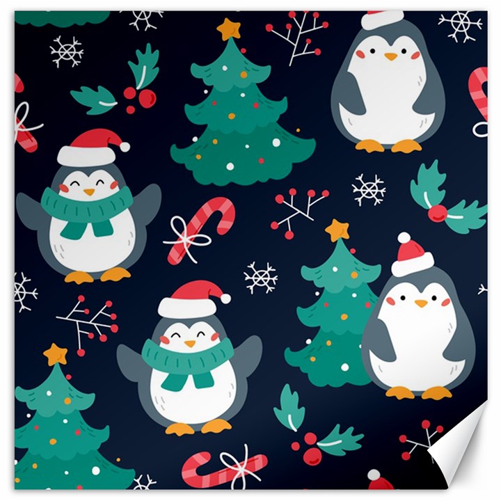 Colorful Funny Christmas Pattern Canvas 20  x 20 