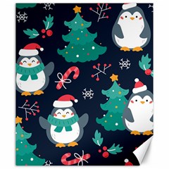 Colorful Funny Christmas Pattern Canvas 20  X 24  by Vaneshart