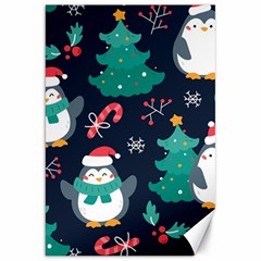 Colorful Funny Christmas Pattern Canvas 20  X 30  by Vaneshart