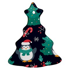 Colorful Funny Christmas Pattern Ornament (christmas Tree) 