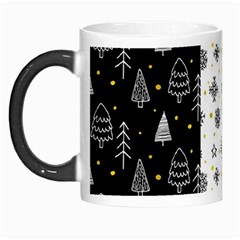 Black Golden Christmas Pattern Collection Morph Mugs by Vaneshart