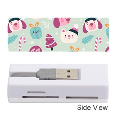 Pattern Funny Christmas Ho Ho Ho Memory Card Reader (stick) by Vaneshart