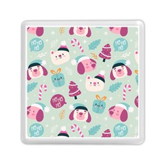 Pattern Funny Christmas Ho Ho Ho Memory Card Reader (square)