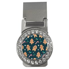 Colourful Funny Christmas Pattern Money Clips (cz)  by Vaneshart