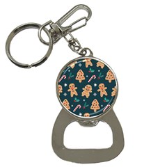 Colourful Funny Christmas Pattern Bottle Opener Key Chain