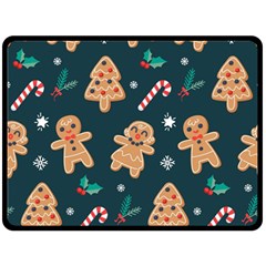 Colourful Funny Christmas Pattern Fleece Blanket (large)  by Vaneshart