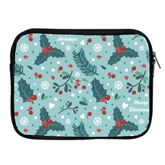 Seamless Pattern With Berries Leaves Apple iPad 2/3/4 Zipper Cases