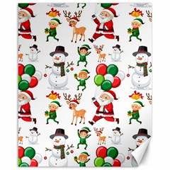 Seamless Pattern Christmas Canvas 16  X 20  by Vaneshart