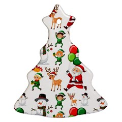 Seamless Pattern Christmas Ornament (christmas Tree) 